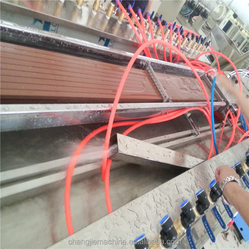 Recycled Plastic Fence Posts Making Machine Wood Plastic Composite Wpc