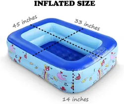 Семейный надувной бассейн полноразмерный детский садовый для отдыха заднего