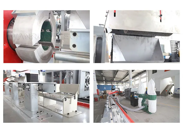 125-315mm Automatic PVC PE Plastic Pipe Thread Cutting Machine China ...