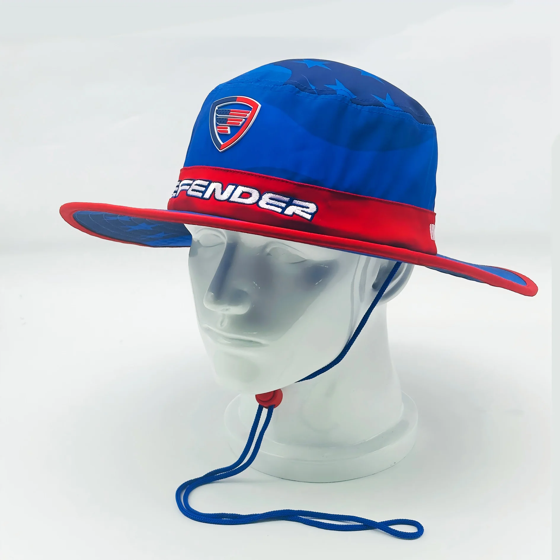 Cappello da pescatore alla moda con tesa larga e laccetto outdoor_voghion.com