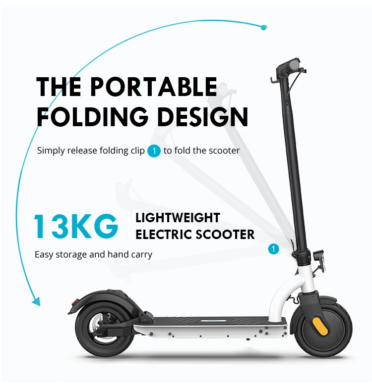 Best Quality 2 Wheels Big Kick 8.5 Inch 36v 350w Scooter Electric Adult