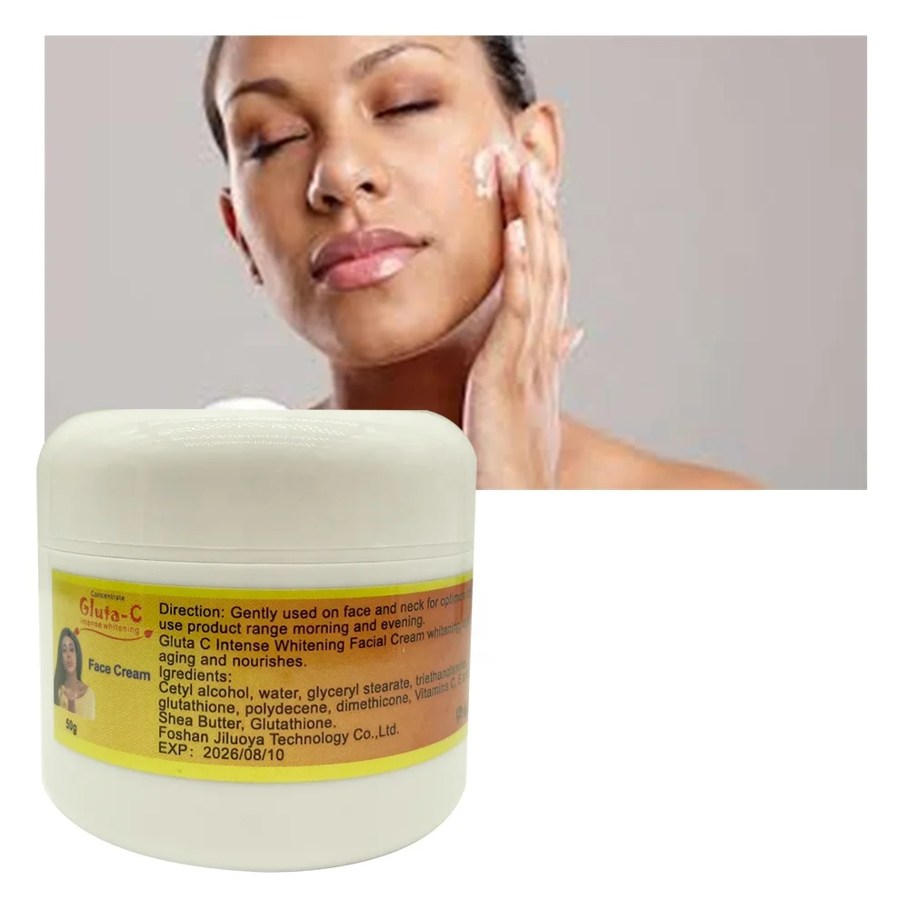 Gluta C Intense Whitening Facial Cream - Nourishing Skin Lightening  Solution for Combination Skin, Great for Home Use