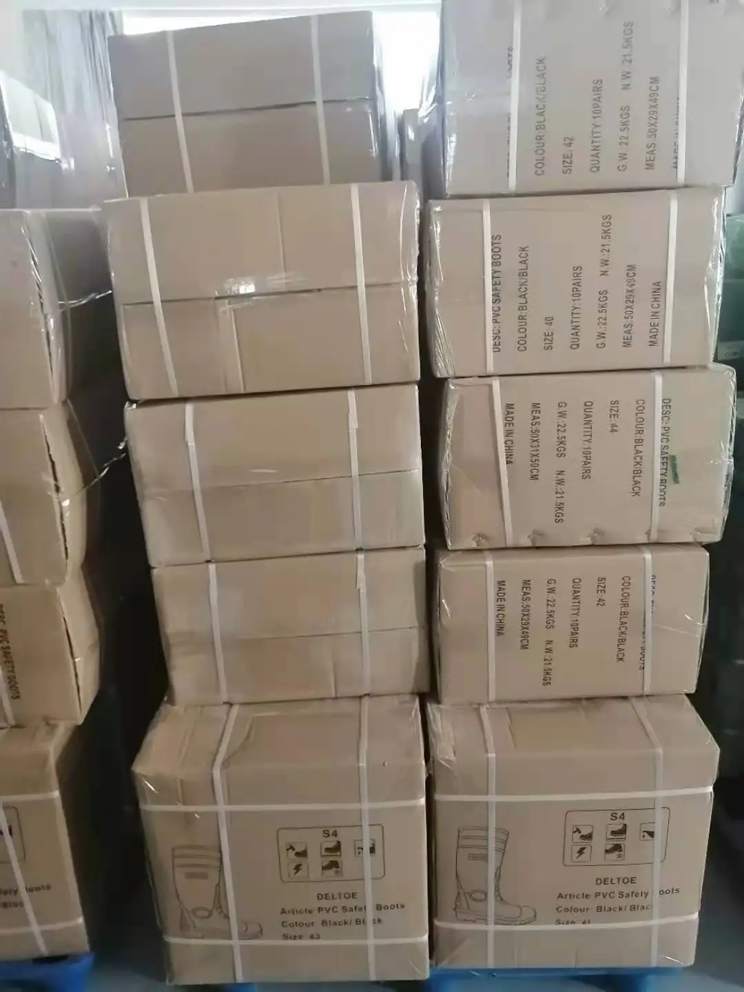 Packaging & shipping specifications