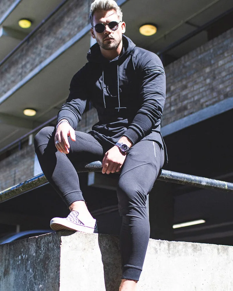 High-Quality Men's Running Trousers - Cotton Casual Track Joggers Pants for Gym Wear and Exercise