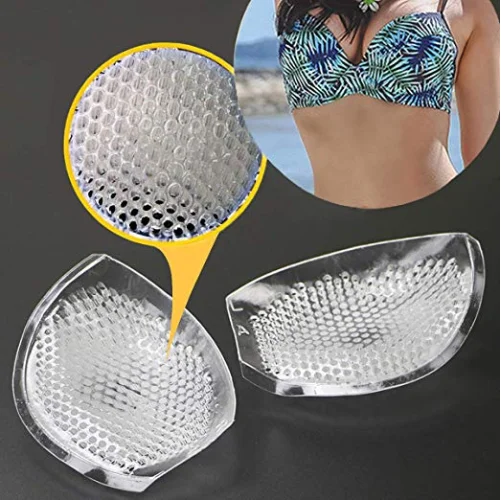 women transparent silicone bra inserts invisible