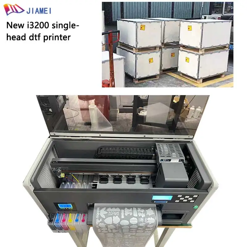 New Arrival Single Head Xp600 I3200  A3 300mm Dtf Printer Pet Film Heat Transfer Printing Machine for Tshirt Transfer Printing manufacture