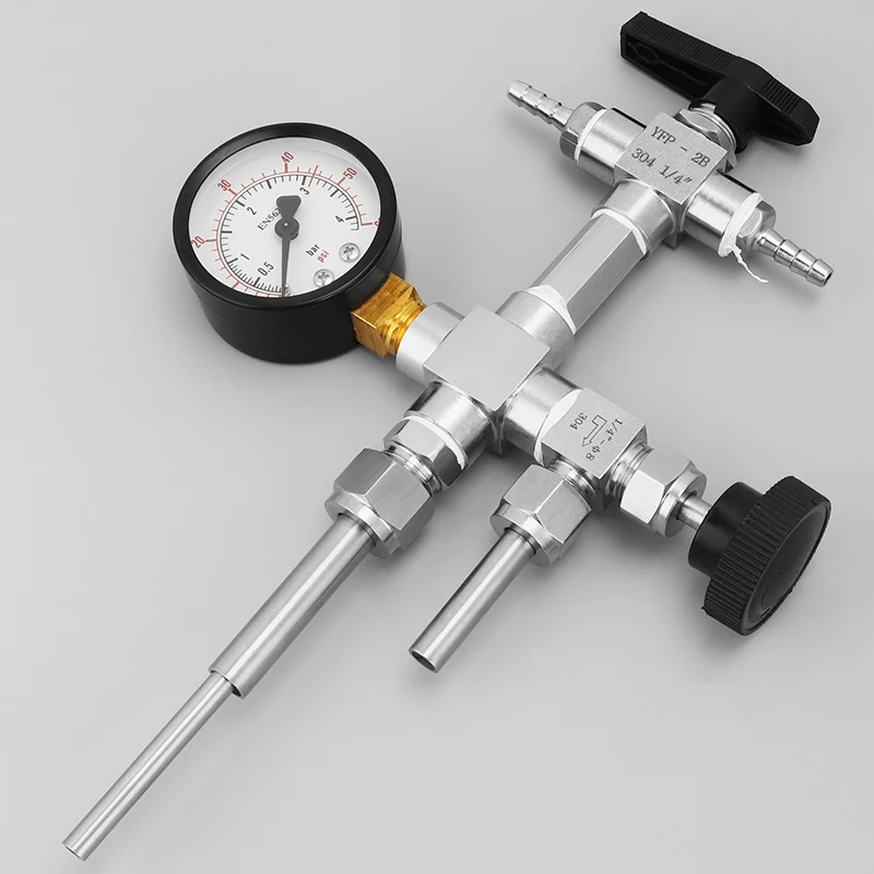Upgraded Counter Pressure Bottle Filler With 060 Pressure Gauge