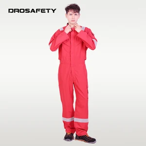 Customized Anti Static Reflective Work Clothes FR Clothing Flame Resistant Workwear Safety Coverall
