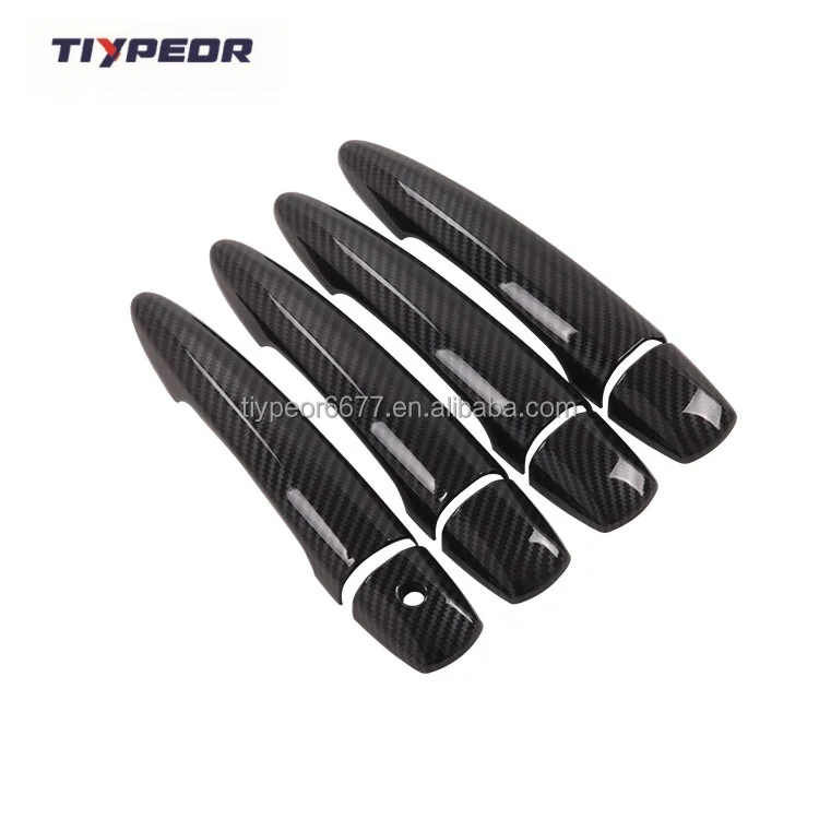 product exterior trims kit for nissan sentra sylphy 2020   2021 door cup protector handle front fog lamp rear mirror charging port cover-4