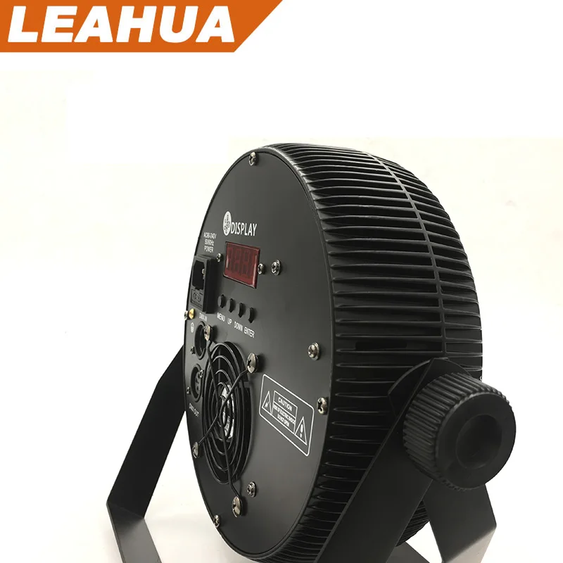 18x10W RGBW 4-in-1スリムLEDパーライト8個フラットステージ照明