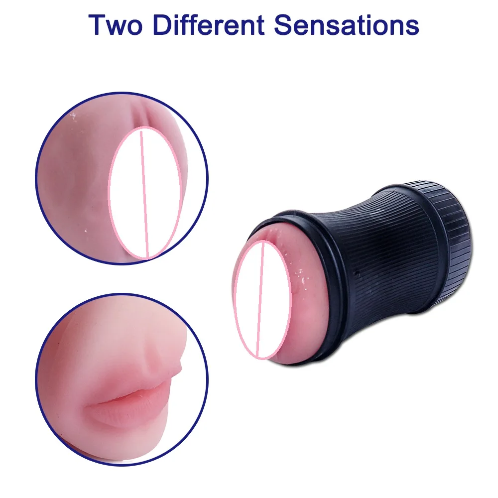 Source Male Sex Toy Real Vagina Masturbation Pussy Mouth Masturbator Device  Adult Endurance Exercise Oral Sex Products For Man on m.alibaba.com