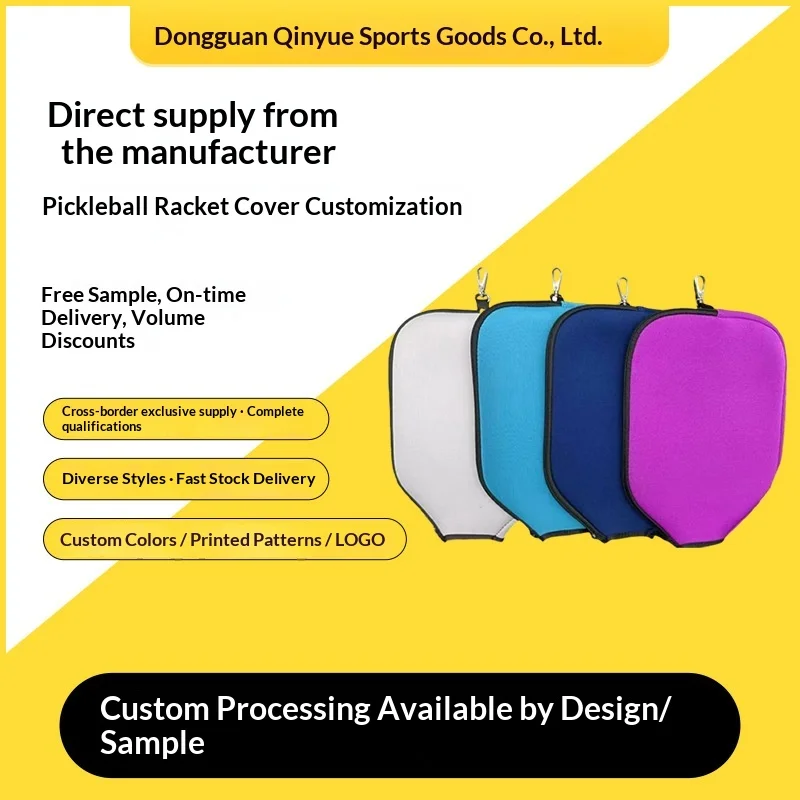Cross-border Pickleball Racket Cover & Bag for Beach Tennis & Ping Pong Protective Custom Logo Model Munan-001 Fitness Equipment preview 5