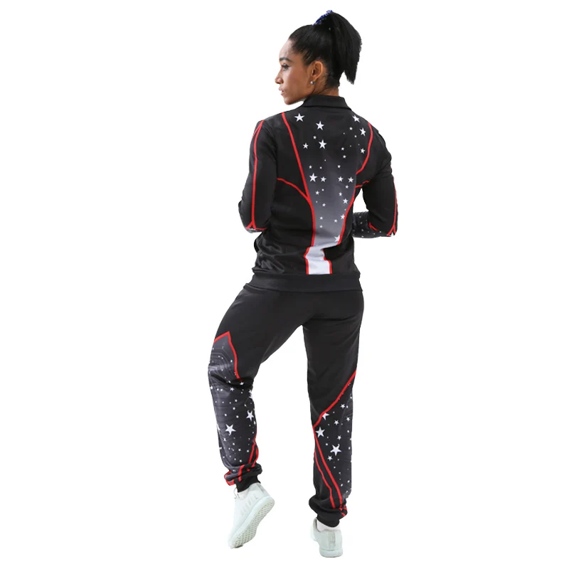 Latest Custom Training Cheerleading Warm Up Jacket And Pants Buy