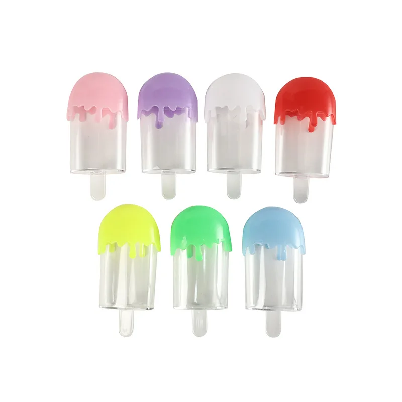 Plastic Ice Cream Cone Dragee Container Candy Boxes Icelolly Popsicle