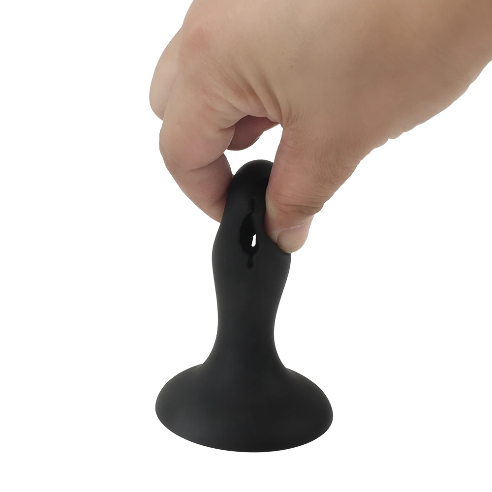 Silicone Anal Plug Glass Ball Inside Butt Beads Sex Toys for Women Men Gay Clitoral Massager G Spot Stimulation Muscles Trainer