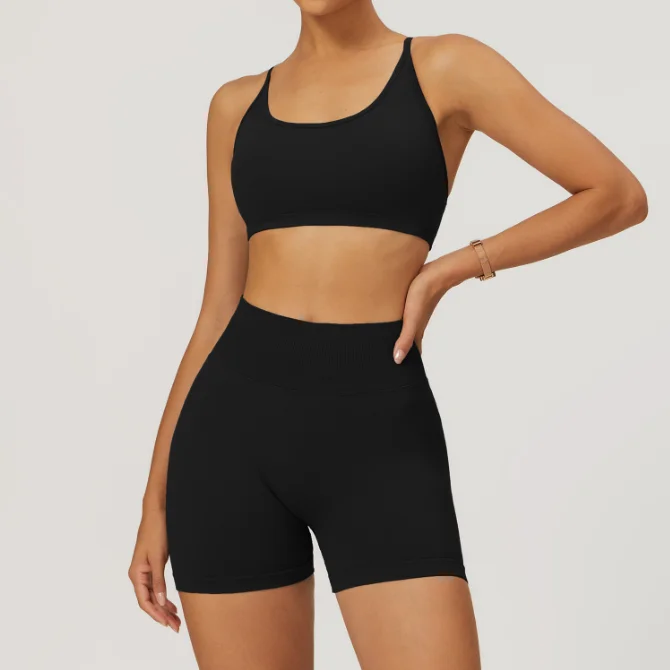 Mix Matching Super Sculpt Casual Sportswear Sexy Sports Bra Set Yoga Leggings Mini Shorts  Fitness Wear  Gym Wear Women Sets