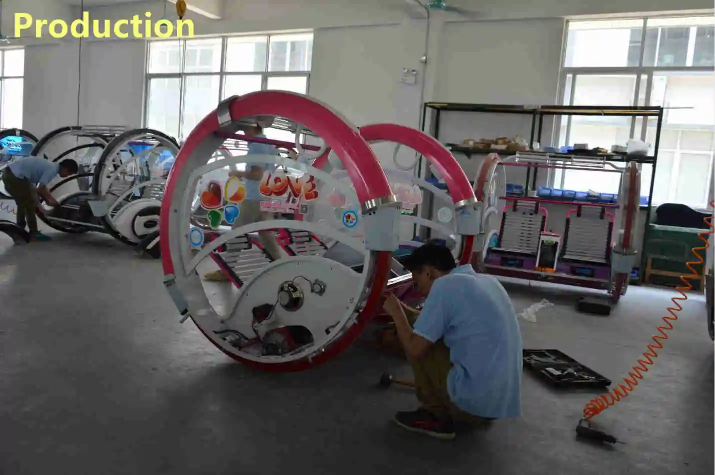 Amusement 2022 Electric Le Bar Car Game Machine Happy Car 360 Degree