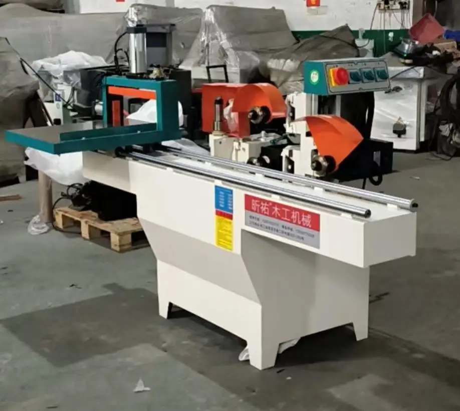 TEBAK Woodworking Tool Double-track Five Saw Blade Tenoning Single End Tenoner Wood Tenon Machine Milling Machine