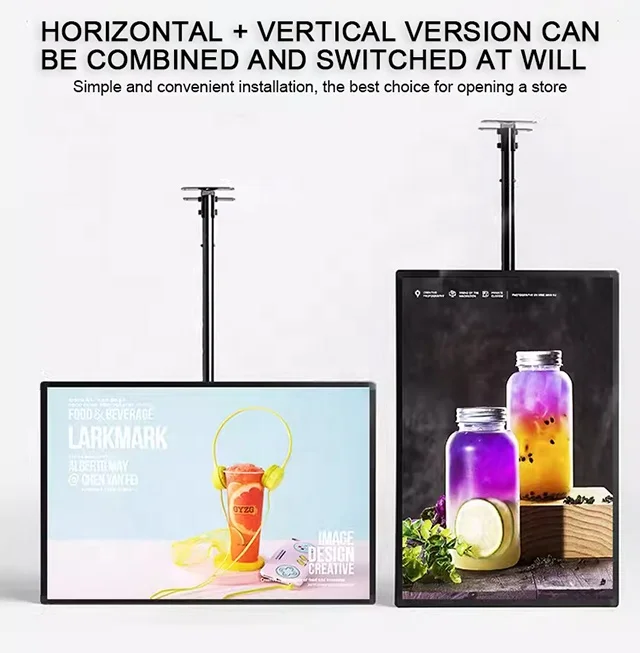 Customized LED Snap Frame Advertising Light Box Display for Restaurants and Shopping Malls Wall-Mounted Ultra-Thin Menu Board