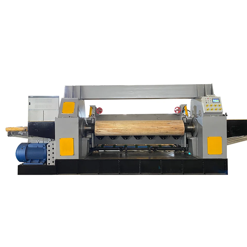 Log Peeling Machine / Spindle Veneer Rotary Cutting Lathe