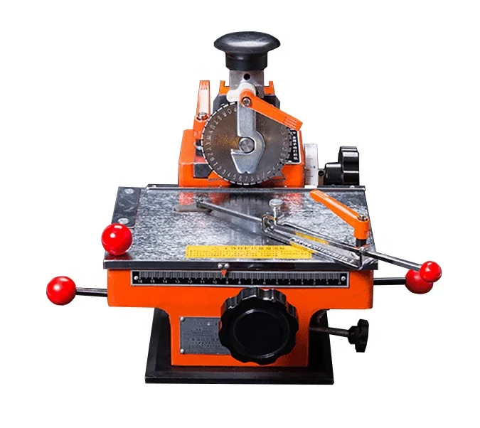 Metal Plate Name Number Engraver Cutting Steel Plate Name Number Plate for Dog Tag Marking Machine Engraving Machine