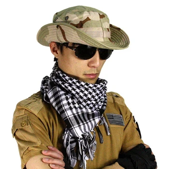 Factory direct custom shemagh scarf military tactical arab hijabs scarf cotton