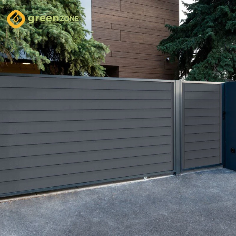 Greenzone  Wpc Garden Fence Decorative Composite Fence Panel Decorative Fencing
