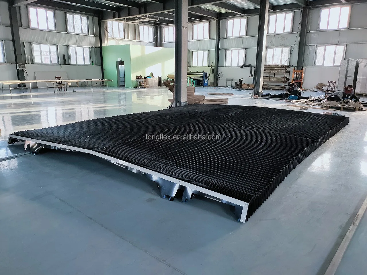 Industrial Retractable Machine Guarding Flexible Accordion Type Cnc