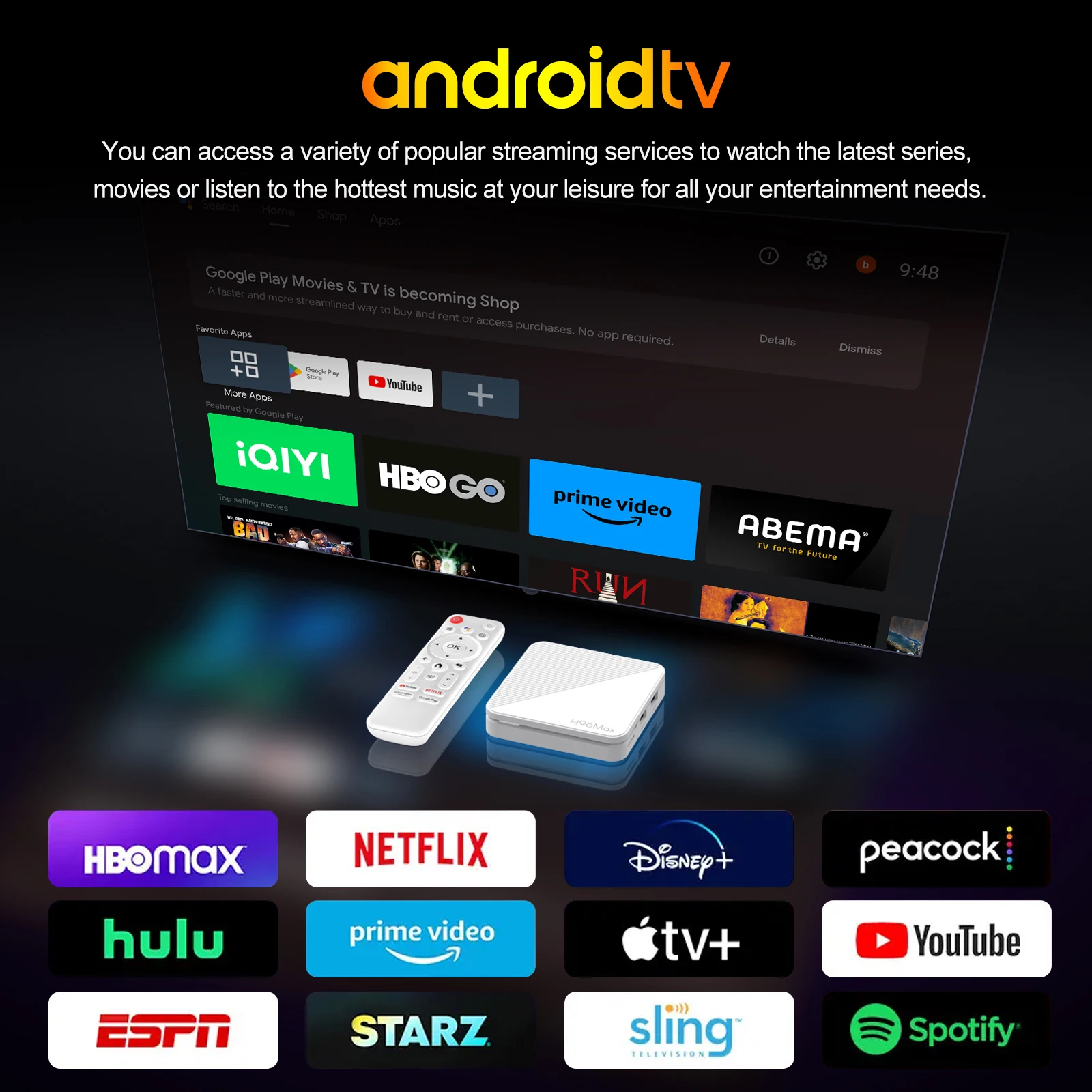 Android 14 Wifi6 H96 Max H313 TV Box AndroidTV Quad Core BT 2.4G 5G Wifi 2GB RAM 8GB 16GB ROM Storage 4K HD Set Top Box