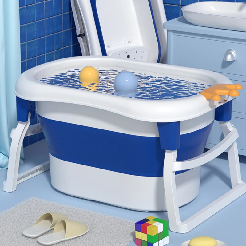 Wannuo Cheap and Fine Foldable Plastic Bathtub 0.75m Portable Baby Bath Tub