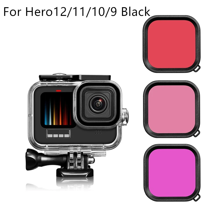 Diving Housing for GoPro Hero 12 11 10 9 Black 45M Depth