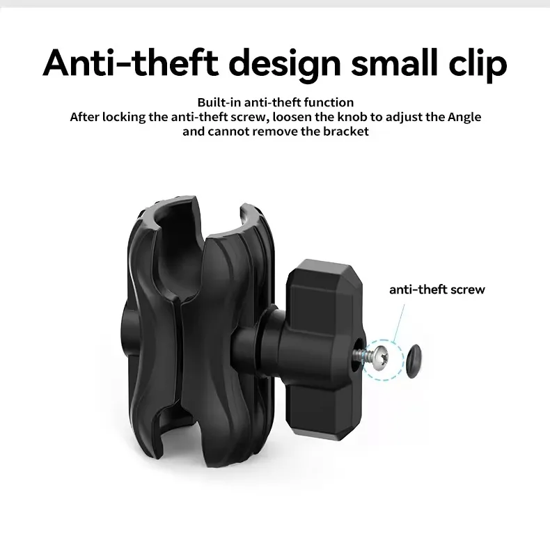 product smnu waterproof flexible bike motorcycle phone mount  holder with security lock adjustable custom-6