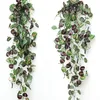 Five-pronged wall hanging - autumn fruit leaves