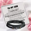 Stainless Steel Bracelet + Card Gift Box