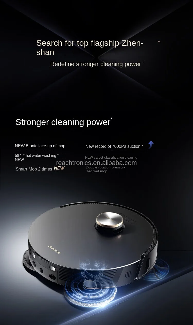 2023 Dreame X20 Pro Plus 7000pa Fully Automatic Washing Mopping ...