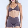 Reggiseno+shorts color tortora