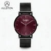 Round Case+Wine Red Sunshine Dial 08