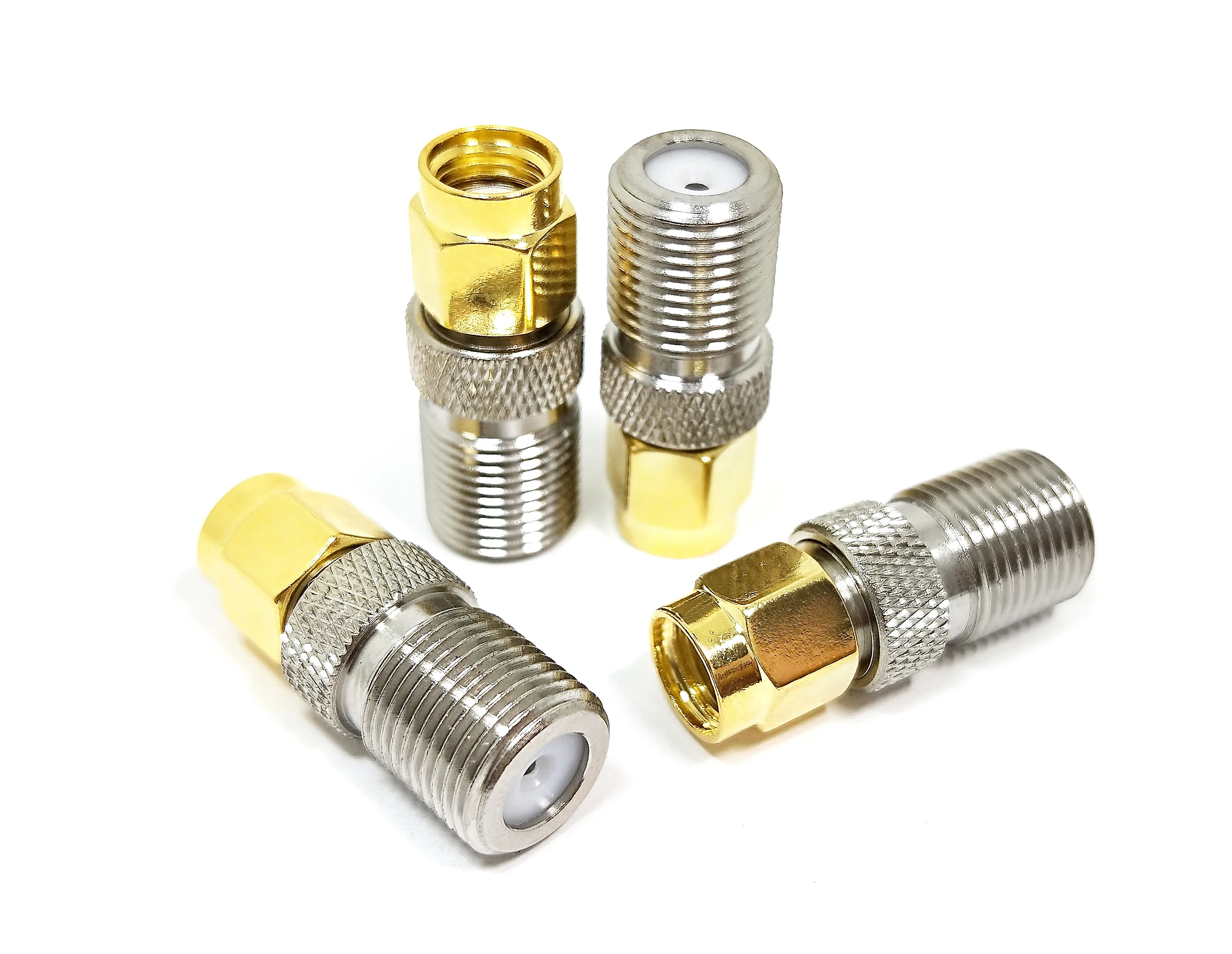 Factory price F to SMA RP-SMA Kit Male Female Coax Connector SMA to F Plug Jack Coaxial Adapter supplier