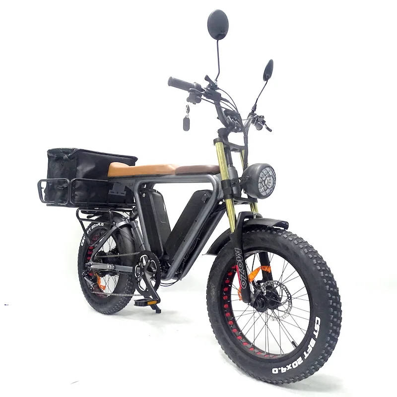 fat tire electric cargo bike