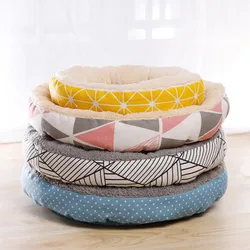 wholesale Amazon selling warm pet bed with roof round pet bed on sale cat bed frame