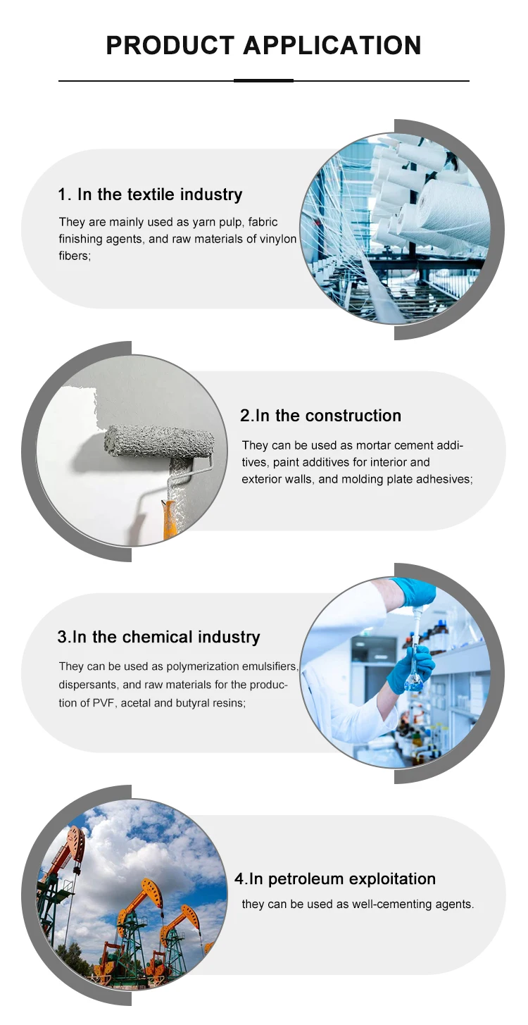 Chemical Polyvinyl Alcohol Pva Thickener For Construction Additive Pva ...
