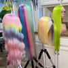 colorful wig