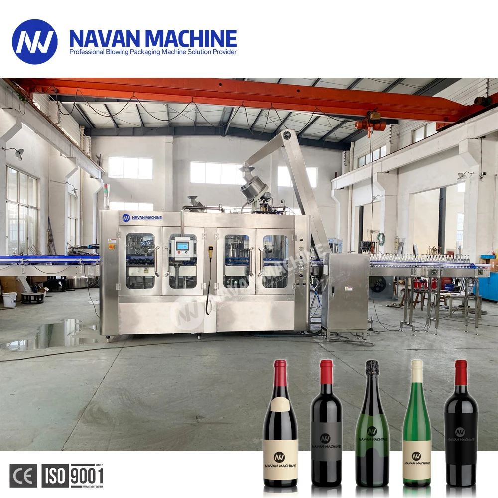 Low Price Automatic Champagne Drinking Carbonated Wine Bottle Filling Machine