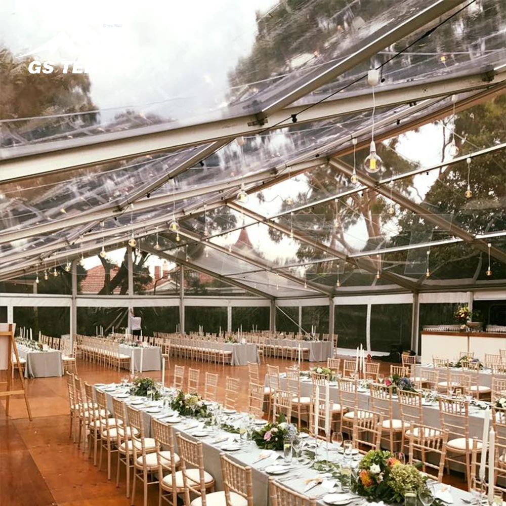 Large Waterproof Aluminium Party Tent for 300 People 40m by 100m White Event Tent Giant Marquee