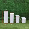 Columna cuadrada de PVC blanco altura 100cm