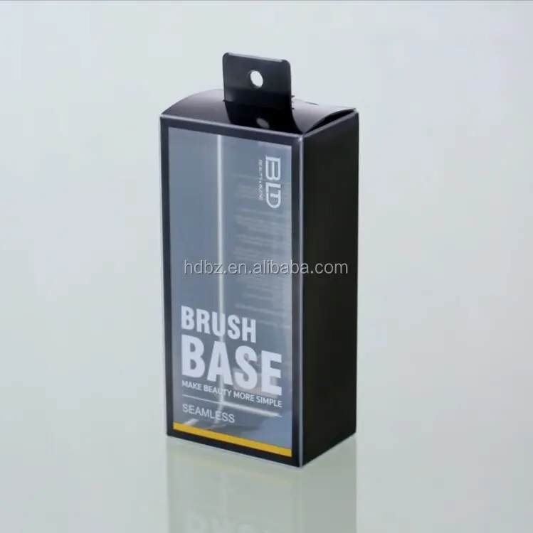 ACETATE Packaging Box With Blister Insert Make up Brush Makeup Brush SET Clear Plastic Box