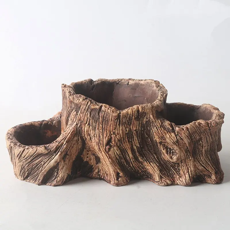 Alibaba.com: Creative Retro Imitate Tree Stump Planters, Large Outdoor ...