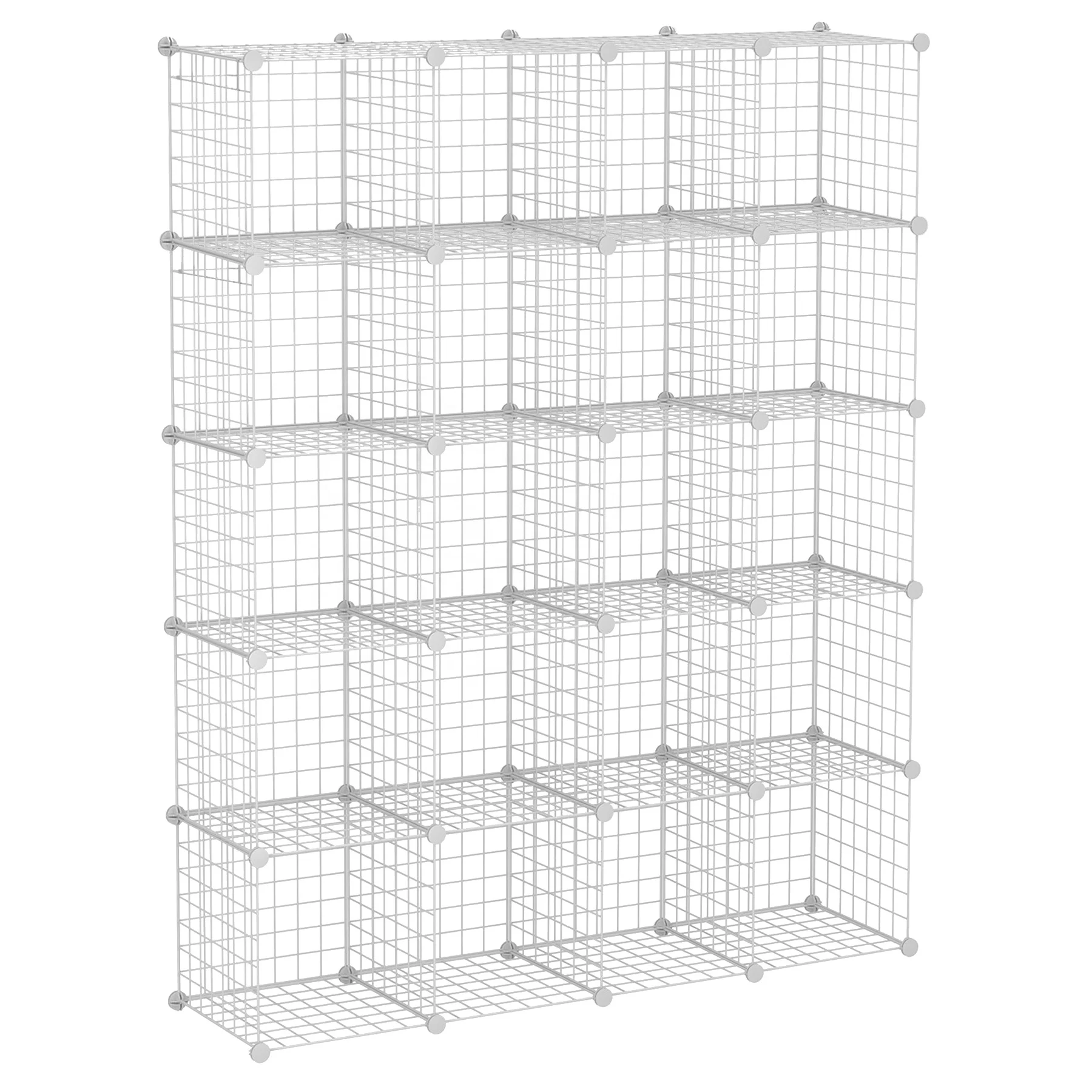 Big Size 20 Cube Large Wire Storage Cubes Rack Shelf Organizer