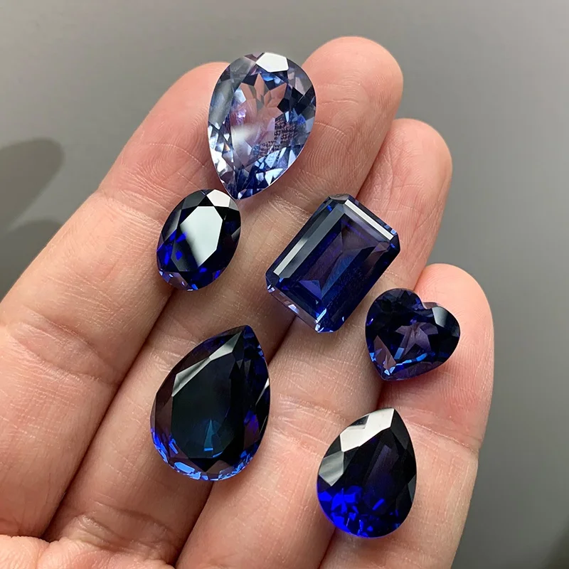 Hot Sale All Color Precious Ruby Loose Gemstone Corundum Synthetic Sapphire Gemstone