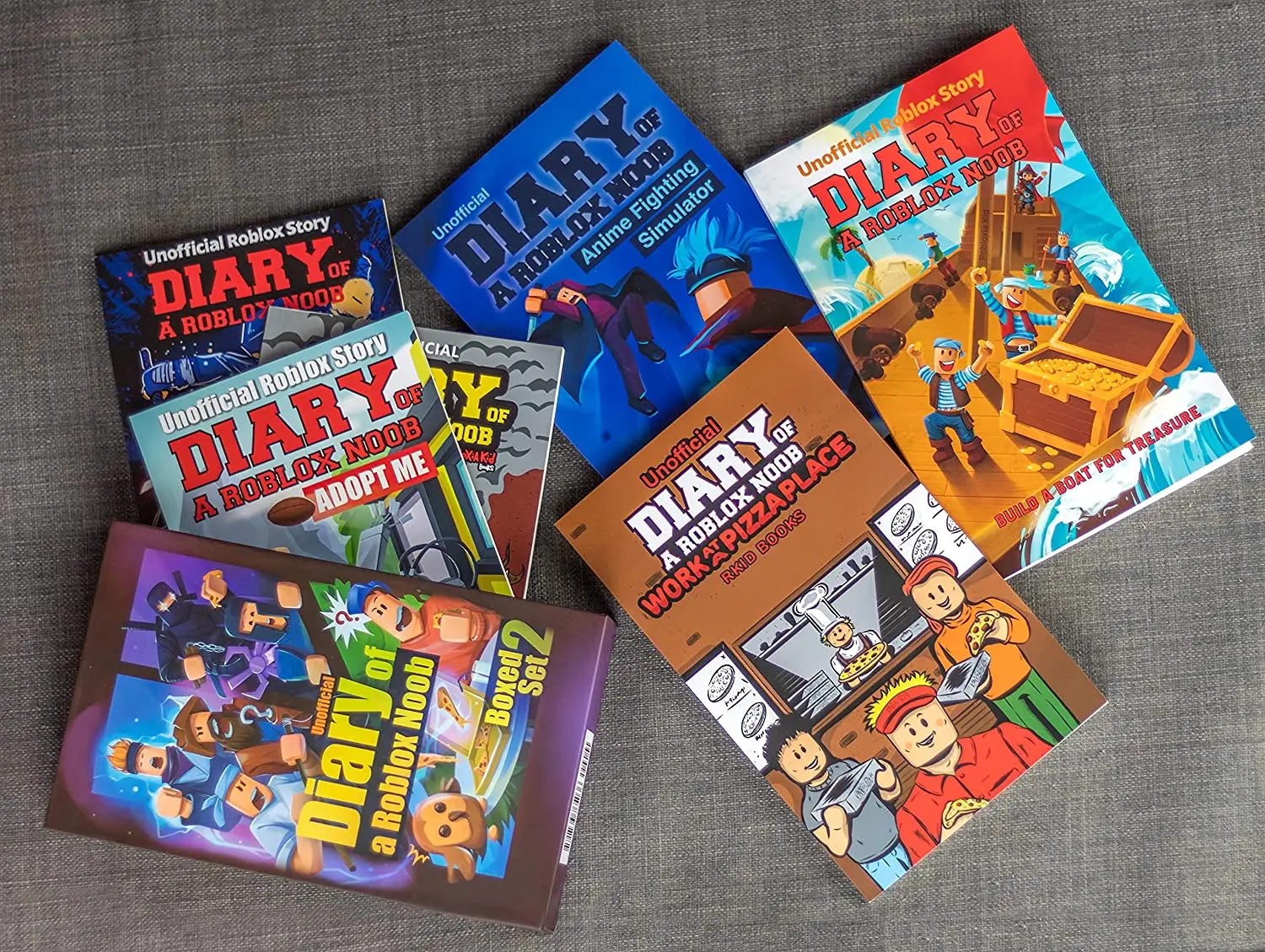 Custom Printing Boxed Set 2 Collective Gift Game Adventure Story Novel roblox Book for Young Boys and Girls